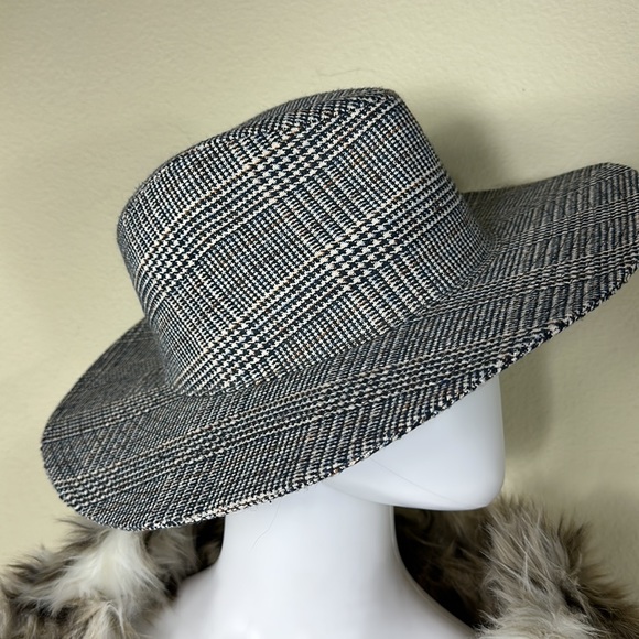 By Anthropology Plaid Hat. - Picture 2 of 4